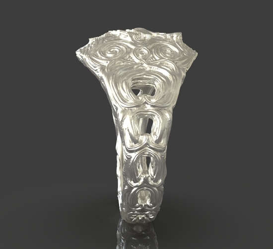 Jewelry Flower Ring 3D Print 243539
