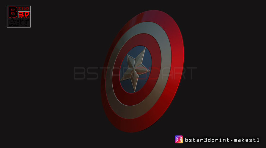 The captain America Shield - Infinity War - Endgame - Marvel 3D Print 243566