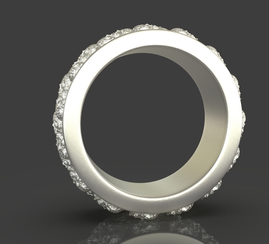 Jewelry Skulls Ring 3D Print 243619