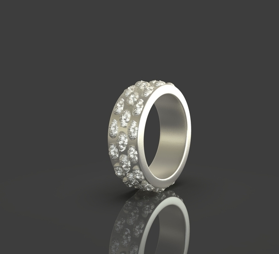 Jewelry Skulls Ring 3D Print 243628