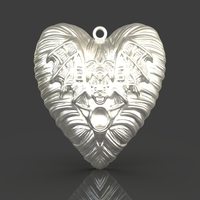 Jewelry Vampire Heart Pendant - Thumbnail 1