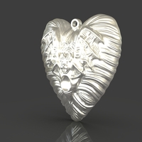 Jewelry Vampire Heart Pendant - Thumbnail 2