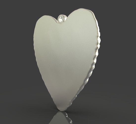 Jewelry Vampire Heart Pendant 3D Print 243666