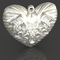 Jewelry Vampire Heart Pendant - Thumbnail 11