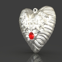 Jewelry Vampire Heart Pendant - Thumbnail 14