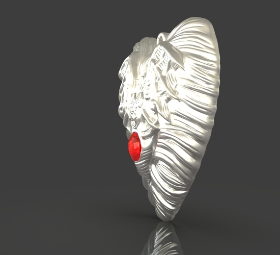Jewelry Vampire Heart Pendant 3D Print 243674