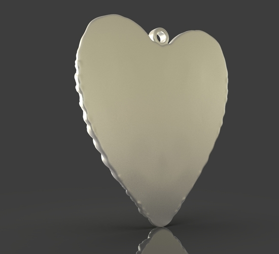 Jewelry Vampire Heart Pendant 3D Print 243676