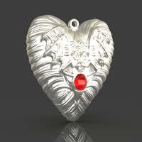 Jewelry Vampire Heart Pendant - Thumbnail 19