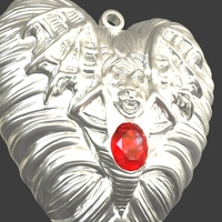 Jewelry Vampire Heart Pendant - Thumbnail 20