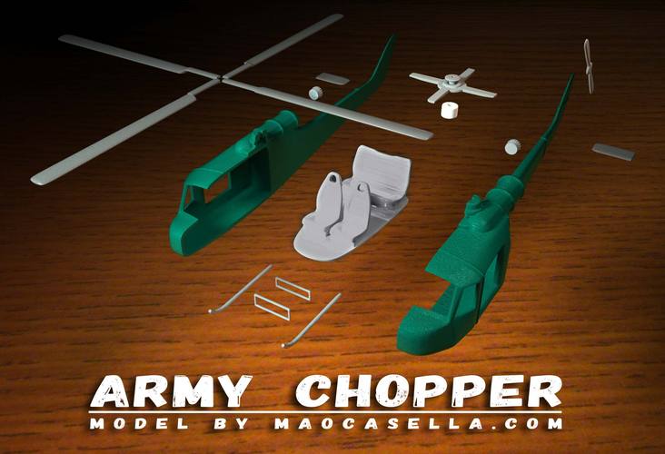 army chopper 3D Print 24368