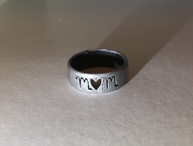 Mom Ring/Mothers Day (Makes a great gift!)  3D Print 243737