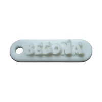 BEGOÑA Personalized keychain embossed letters - Thumbnail 2