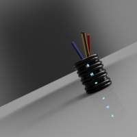 Pen holder calendar with LED - Thumbnail 2