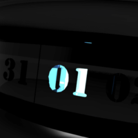 Pen holder calendar with LED - Thumbnail 5