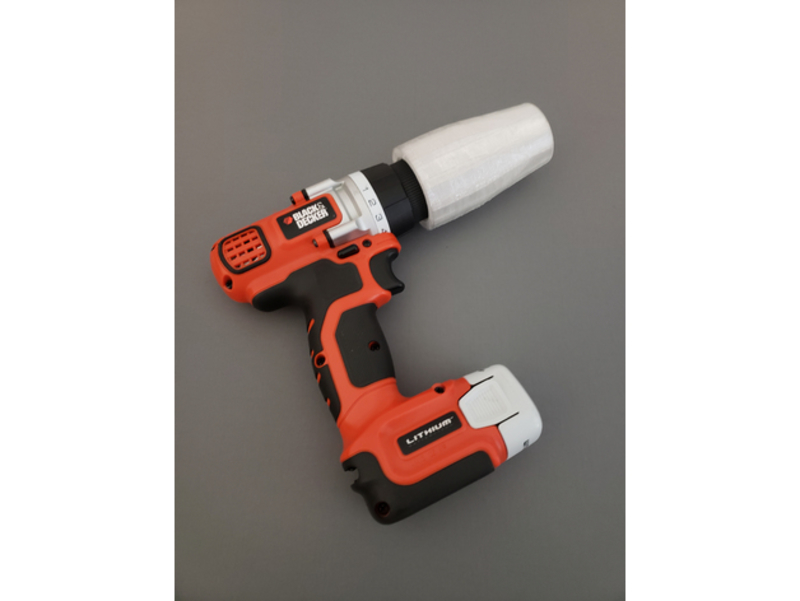 Drill to Filament Spool / Reel Adapter