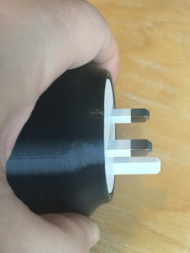 Google Home Mini - UK socket stand 3D Print 243833