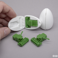 Small Surprise Egg #11 - Tiny Harvester 3D Printing 243875