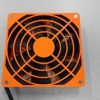 Small 140mm Fan Grill, Basic Wire Style 3D Printing 243883