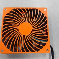 Small 140mm Fan Grill, Air Penetrator Style 3D Printing 243884