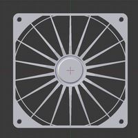 140mm Fan Grill, Racing Style - Thumbnail 1