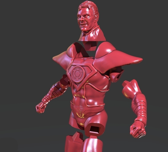 Super Parallax Separate Without Cape 3D Print 243957