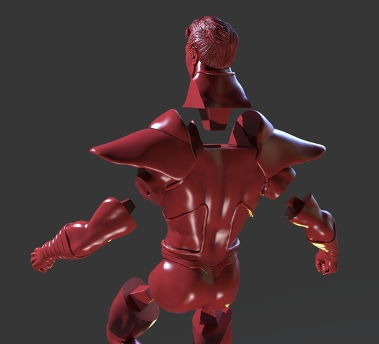 Super Parallax Separate Without Cape 3D Print 243959