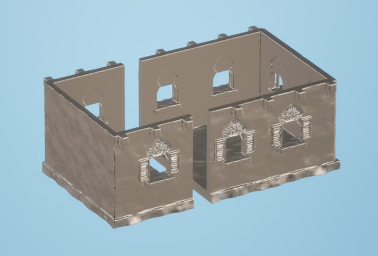 modular arabic building set II (stl file)  3D Print 243990
