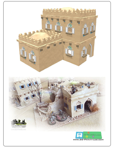 modular arabic building set II (stl file)  3D Print 243993