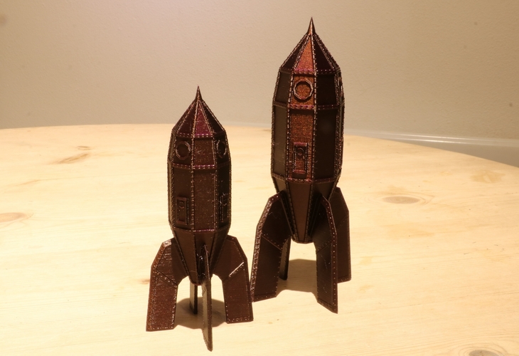 Steampunk Rocket 3D Print 244049