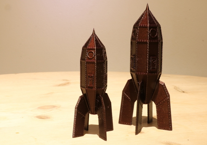 Steampunk Rocket 3D Print 244050