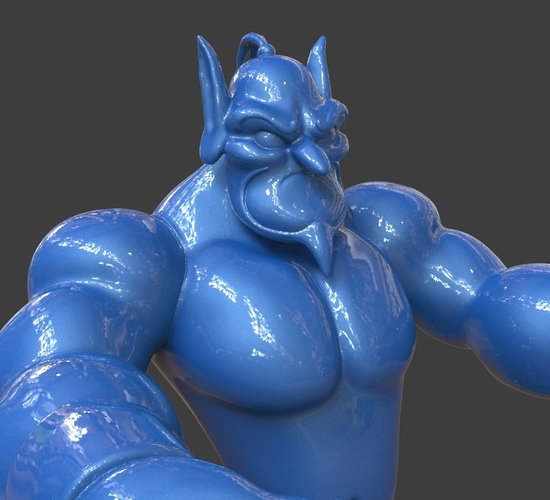 Aladdin's Genie Evil Mode (One Piece) 3D Print 244099