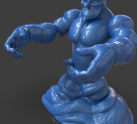 Aladdin's Genie Evil Mode (One Piece) 3D Print 244110
