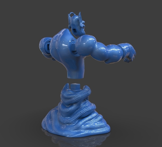 Aladdin's Genie Evil Mode (Separate Parts) 3D Print 244133