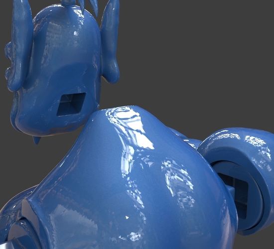Aladdin's Genie Evil Mode (Separate Parts) 3D Print 244140