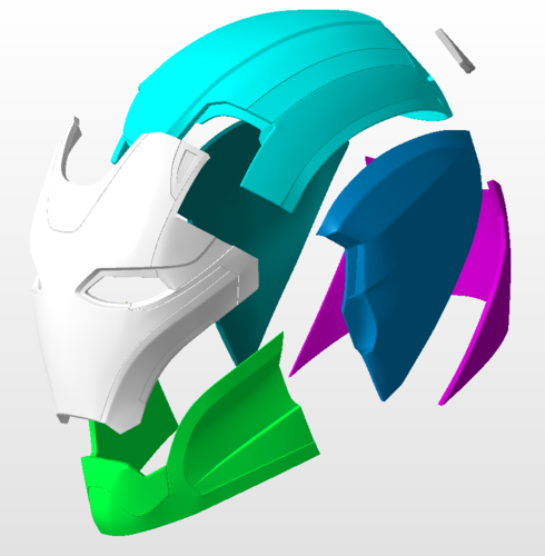 Pepper Pots Mark 49 helmet model for 3D-printing, DIY (may 16) 3D Print 244215