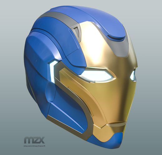 Pepper Pots Mark 49 helmet model for 3D-printing, DIY (may 16) 3D Print 244217