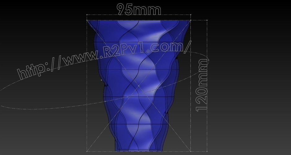 Vase #503 3D Print 244238