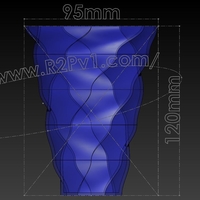 Small Vase #503 3D Printing 244238