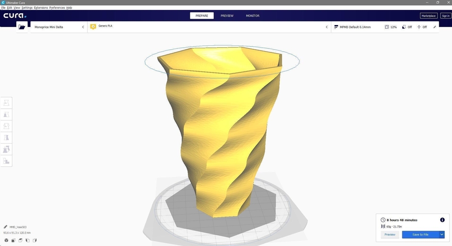 Vase #503 3D Print 244240