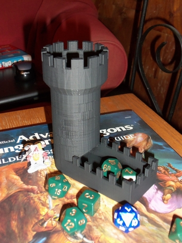 Detailed Dice Tower 3D Print 244247
