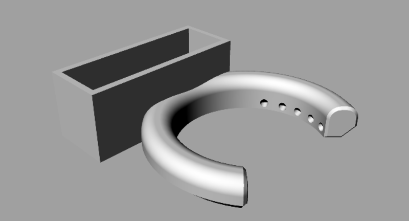 i3 Mega push on fan duct