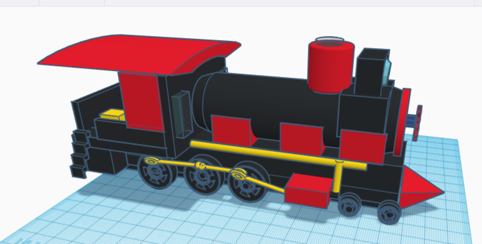 Steam Locomotive  3D Print 244346