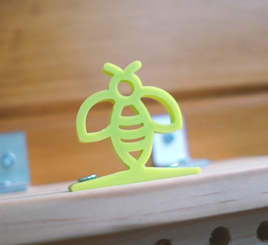 Save the Bees Badge 3D Print 244360