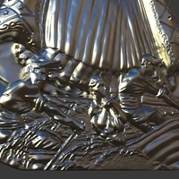 Our Lady Of Charity Carved Sculpture - Thumbnail 13