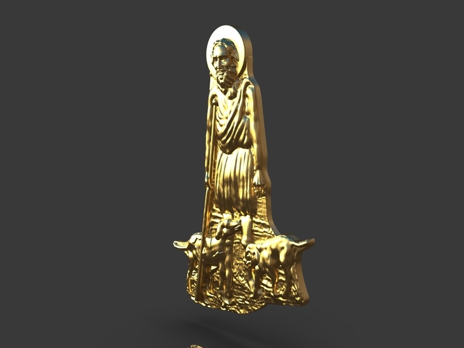 San Lazarus Carved Sculpt 3D Print 244525
