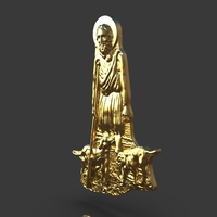 San Lazarus Carved Sculpt - Thumbnail 2