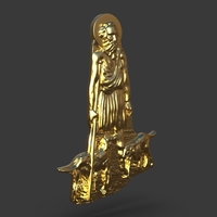 San Lazarus Carved Sculpt - Thumbnail 5