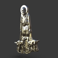 San Lazarus Carved Sculpt - Thumbnail 10