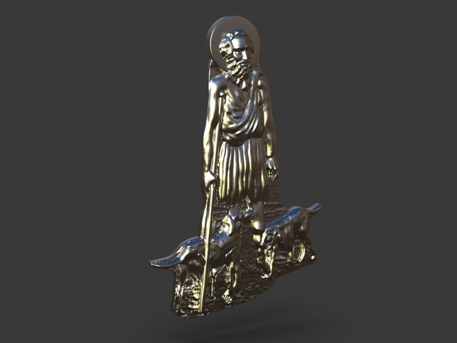 San Lazarus Carved Sculpt 3D Print 244537