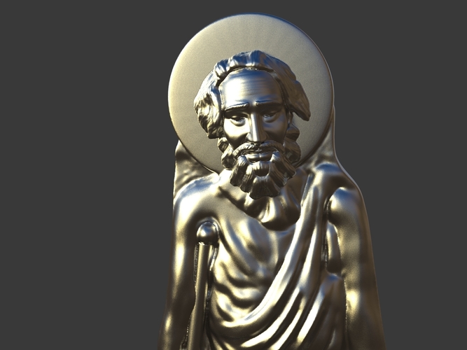 San Lazarus Carved Sculpt 3D Print 244538
